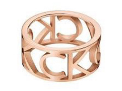 CalvinKlein Damenring Band Style Rosé